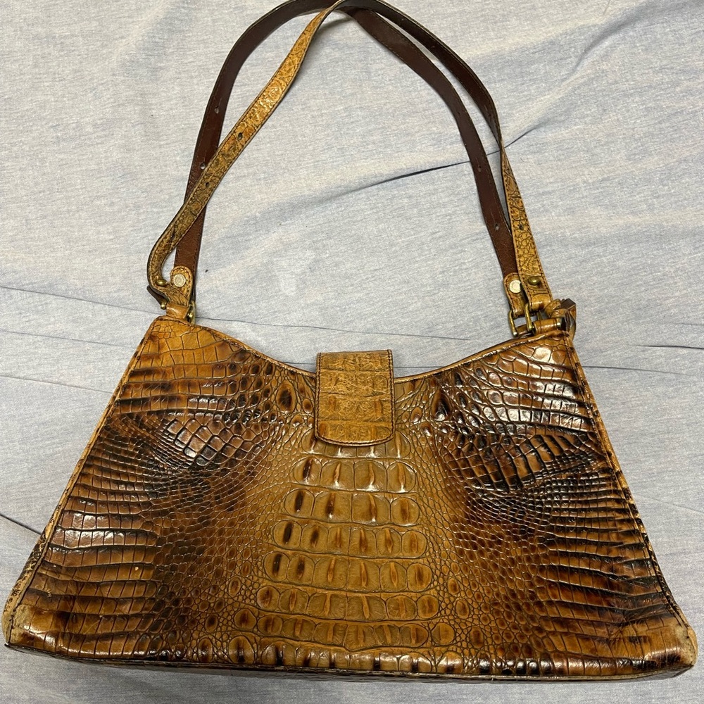 Brahmin croc look bag